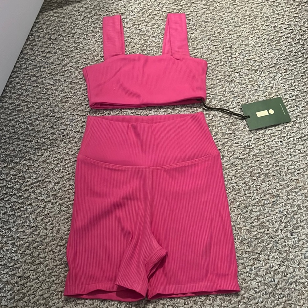 Daily drills ribbed set